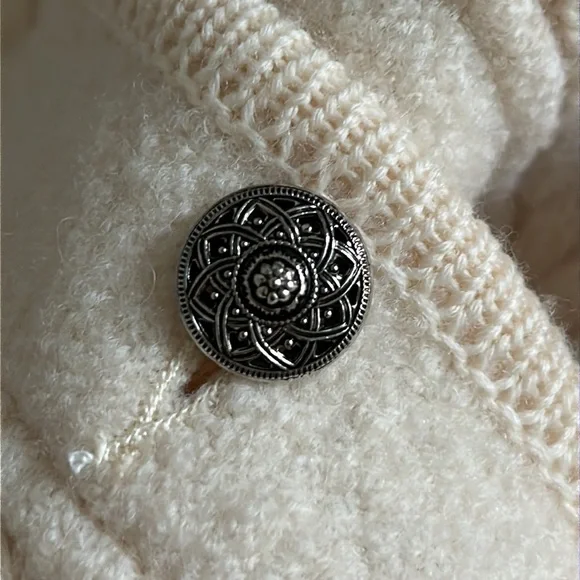 🔥HP🔥GEIGER Tyrol boiled Wool Jacket Sz 38 or S/XS,  cream / beige - Picture 11 of 16